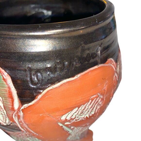 Newcomb College Art Pottery Vase with Erotic Nudes /JoAnn Greenberg (1928-2013) - Picture 7 of 7